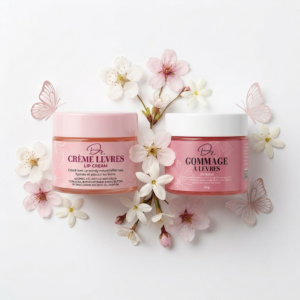 Kit lèvres roses (crème et gommage)